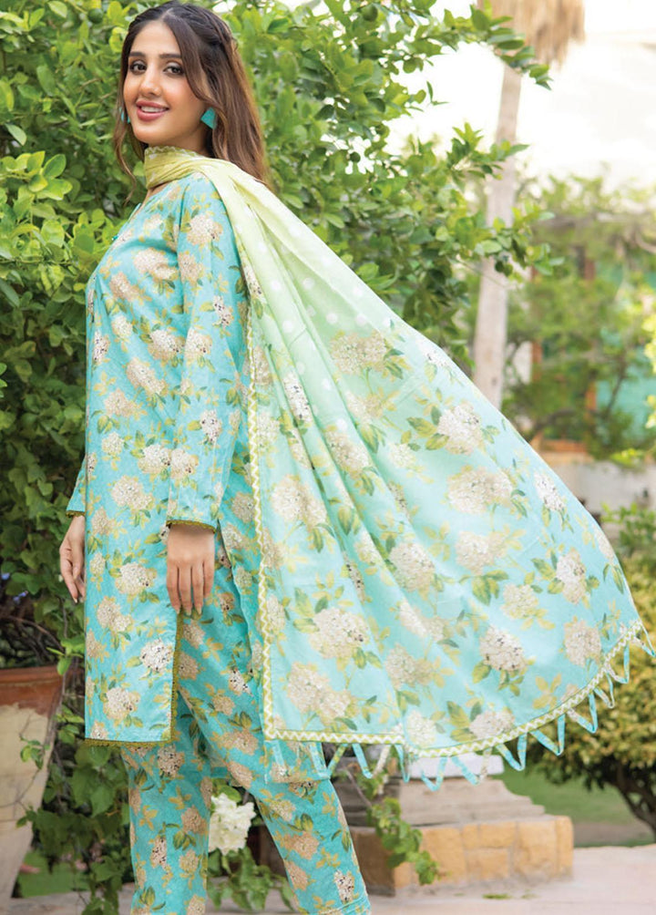 Identic Separates By Regalia Textiles Printed Lawn Suits Unstitched 3 Piece RGT23-IS8 4 - Summer Collection
