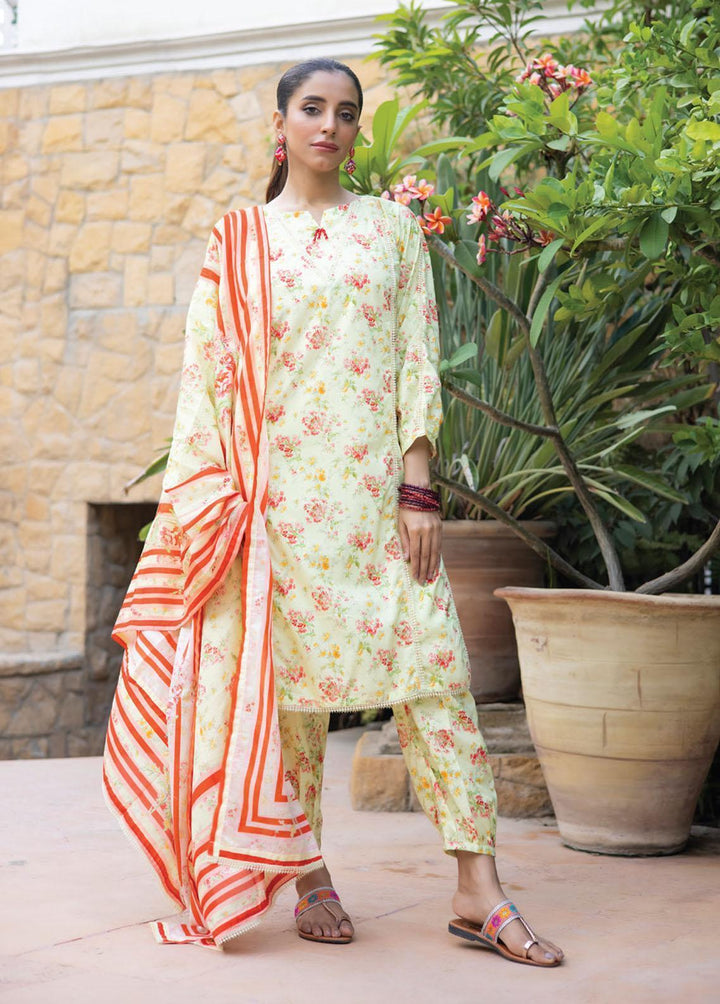 Identic Separates By Regalia Textiles Printed Lawn Suits Unstitched 3 Piece RGT23-IS8 5 - Summer Collection