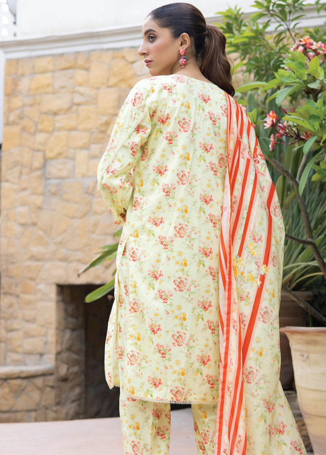 Identic Separates By Regalia Textiles Printed Lawn Suits Unstitched 3 Piece RGT23-IS8 5 - Summer Collection