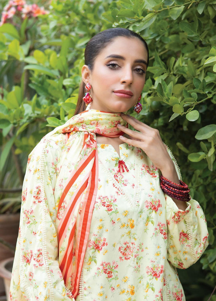Identic Separates By Regalia Textiles Printed Lawn Suits Unstitched 3 Piece RGT23-IS8 5 - Summer Collection