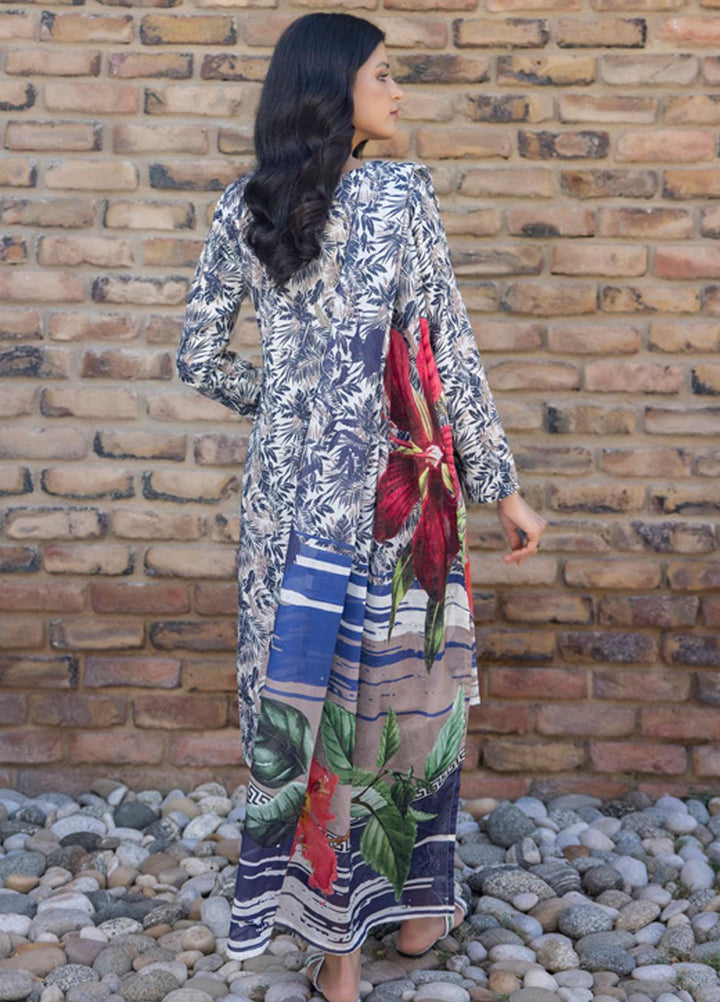 Identic Separates By Regalia Textiles Printed Lawn Suits Unstitched 3 Piece RGT23IS D1 - Summer Collection