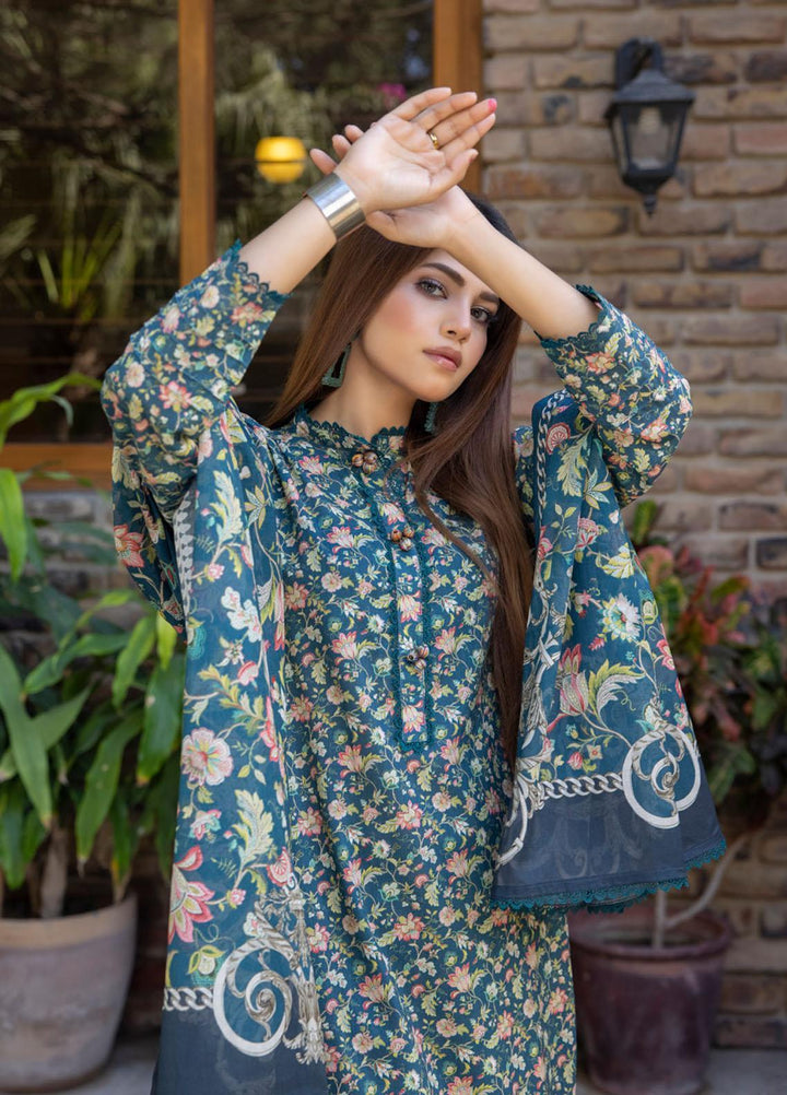 Identic Separates By Regalia Textiles Printed Lawn Suits Unstitched 3 Piece RGT23IS D10 - Summer Collection