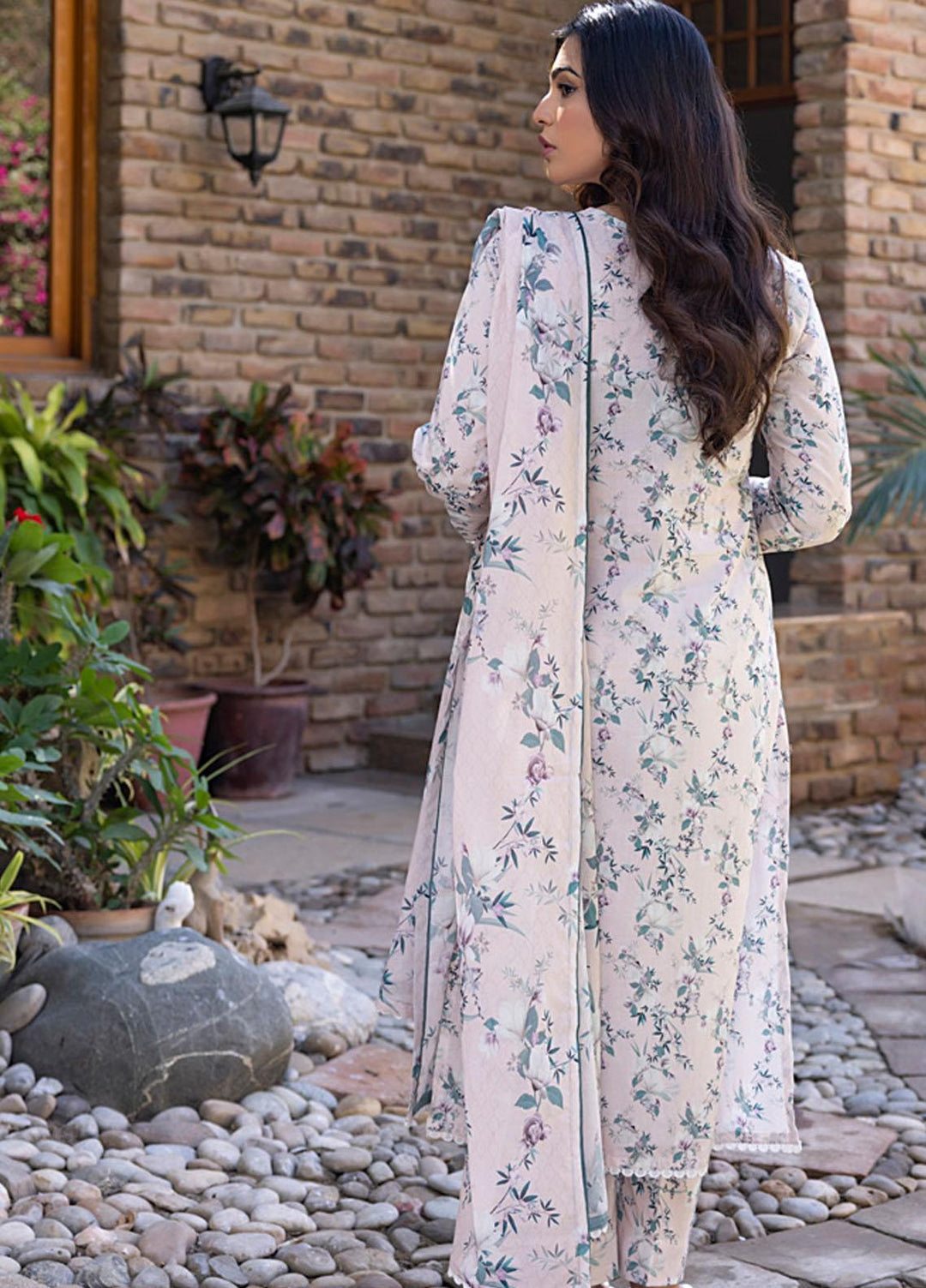 Identic Separates By Regalia Textiles Printed Lawn Suits Unstitched 3 Piece RGT23IS D2 - Summer Collection