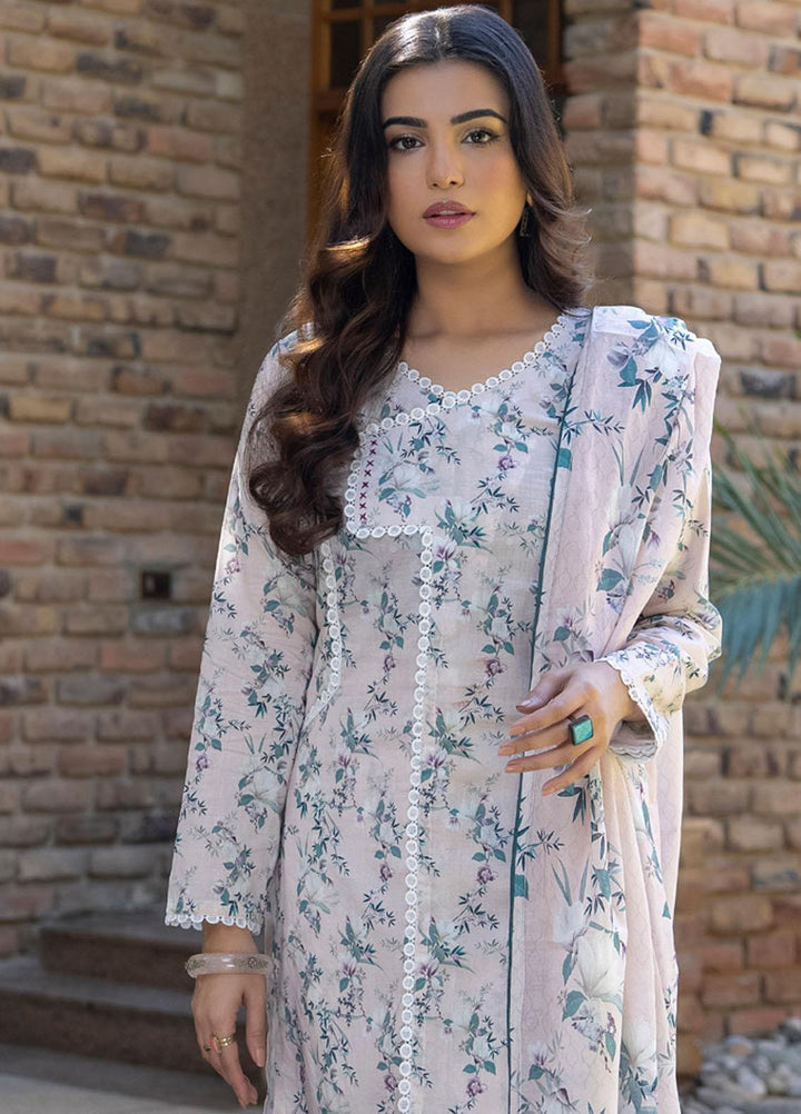 Identic Separates By Regalia Textiles Printed Lawn Suits Unstitched 3 Piece RGT23IS D2 - Summer Collection