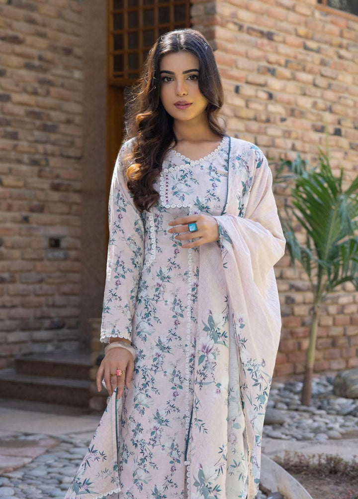 Identic Separates By Regalia Textiles Printed Lawn Suits Unstitched 3 Piece RGT23IS D2 - Summer Collection
