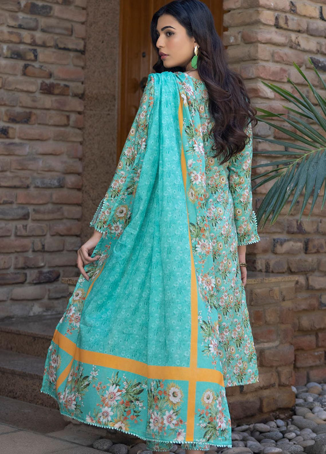 Identic Separates By Regalia Textiles Printed Lawn Suits Unstitched 3 Piece RGT23IS D3 - Summer Collection
