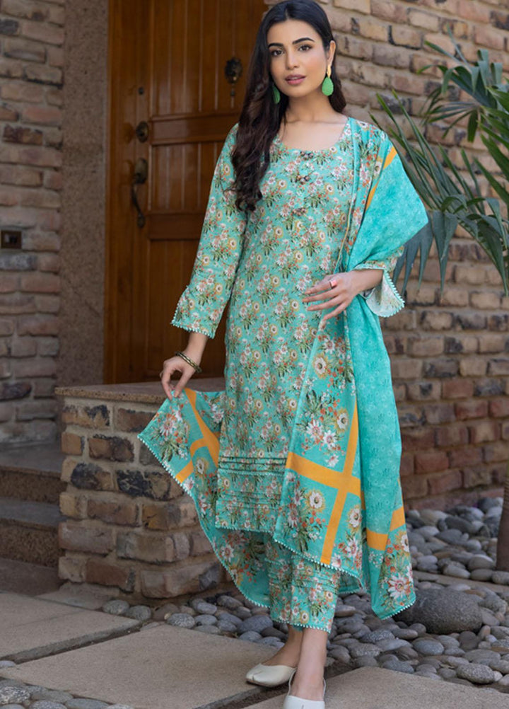 Identic Separates By Regalia Textiles Printed Lawn Suits Unstitched 3 Piece RGT23IS D3 - Summer Collection