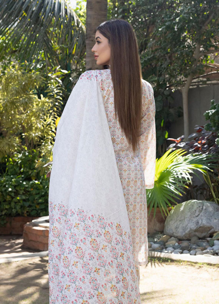 Identic Separates By Regalia Textiles Printed Lawn Suits Unstitched 3 Piece RGT23IS D4 - Summer Collection