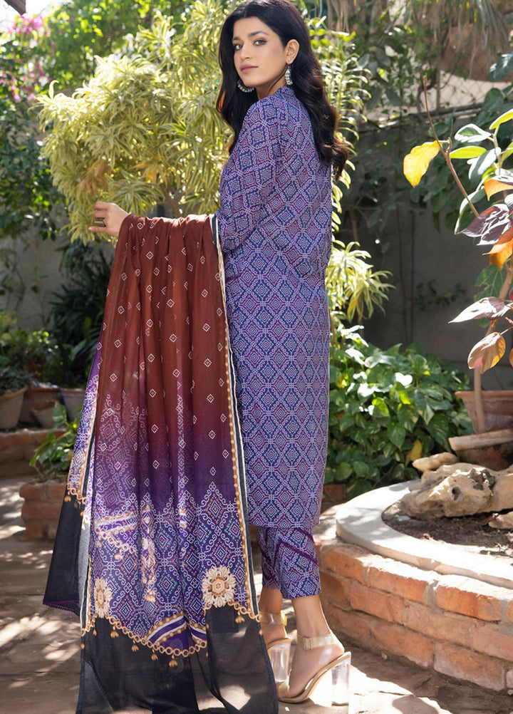 Identic Separates By Regalia Textiles Printed Lawn Suits Unstitched 3 Piece RGT23IS D5 - Summer Collection