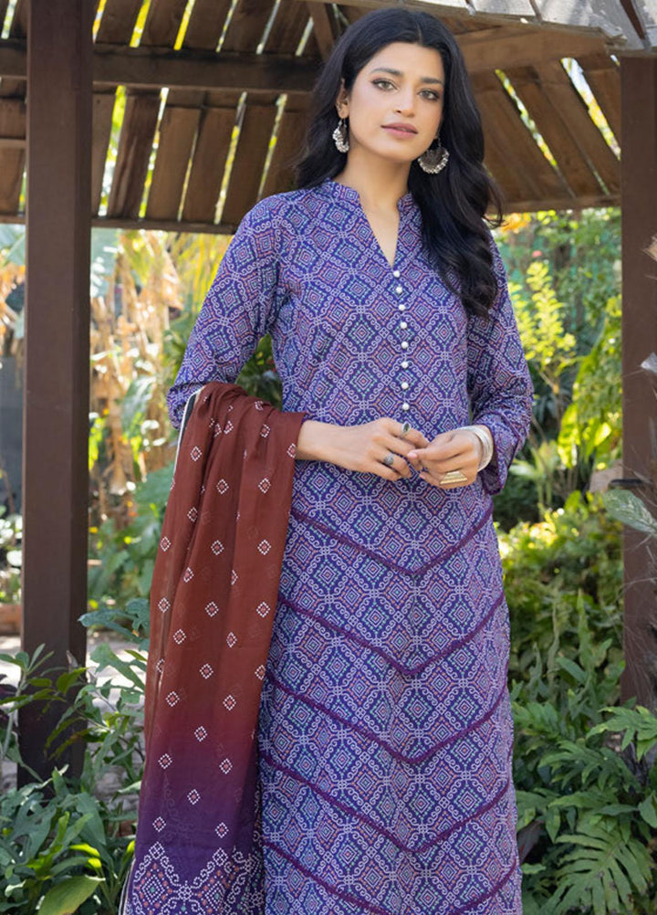 Identic Separates By Regalia Textiles Printed Lawn Suits Unstitched 3 Piece RGT23IS D5 - Summer Collection