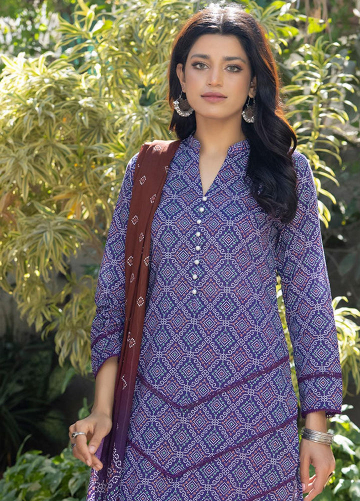 Identic Separates By Regalia Textiles Printed Lawn Suits Unstitched 3 Piece RGT23IS D5 - Summer Collection