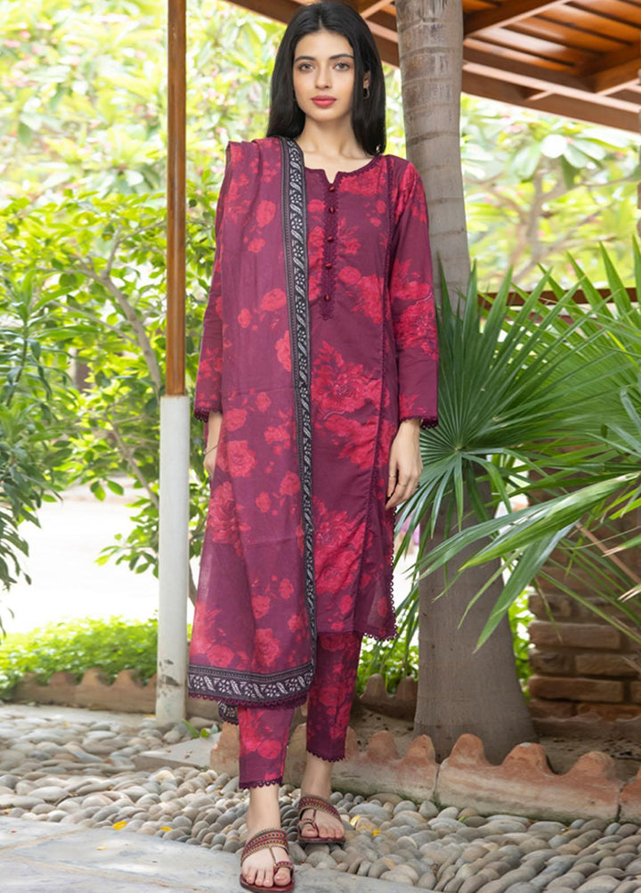 Regalia Textiles Printed Lawn Suits Unstitched 3 Piece RGT23-IS11 ISV11-2 - Summer Collection