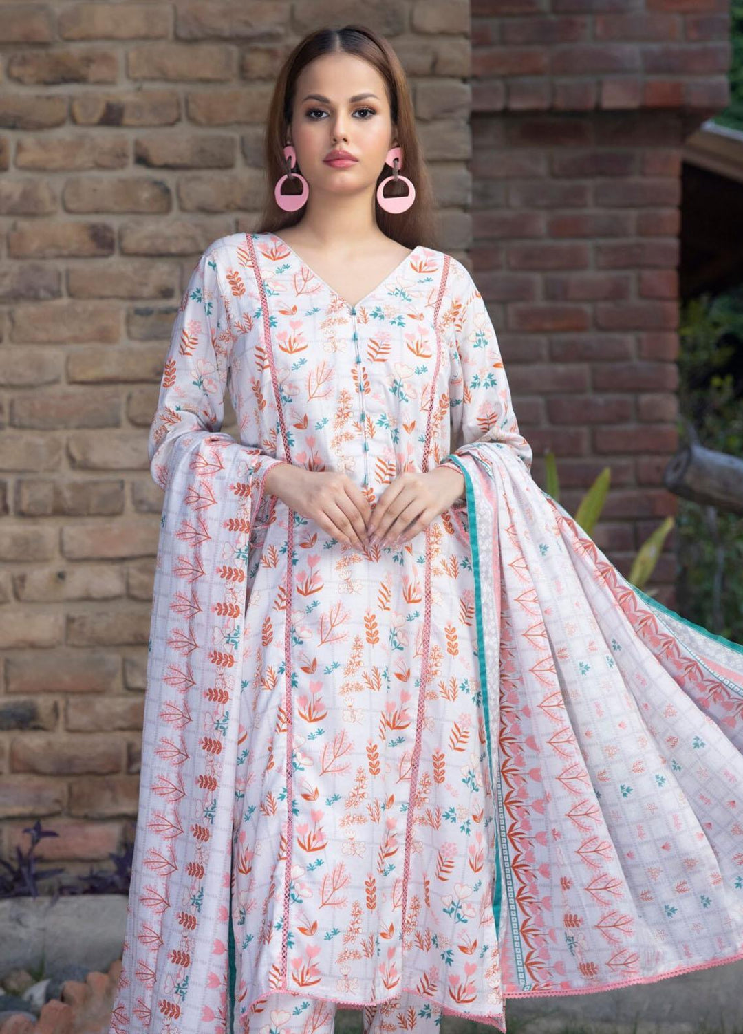 Regalia Textiles Printed Lawn Suits Unstitched 3 Piece RGT23-IS11 ISV11-6 - Summer Collection