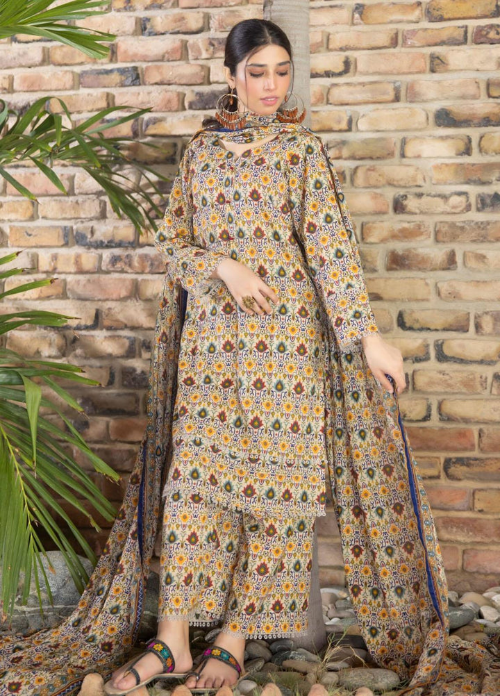 Regalia Textiles Printed Lawn Suits Unstitched 3 Piece RGT23-IS11 ISV11-9 - Summer Collection