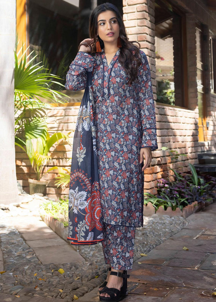 Identic Separates By Regalia Textiles Printed Lawn Suits Unstitched 3 Piece RGT23-IS2 05 - Summer Collection