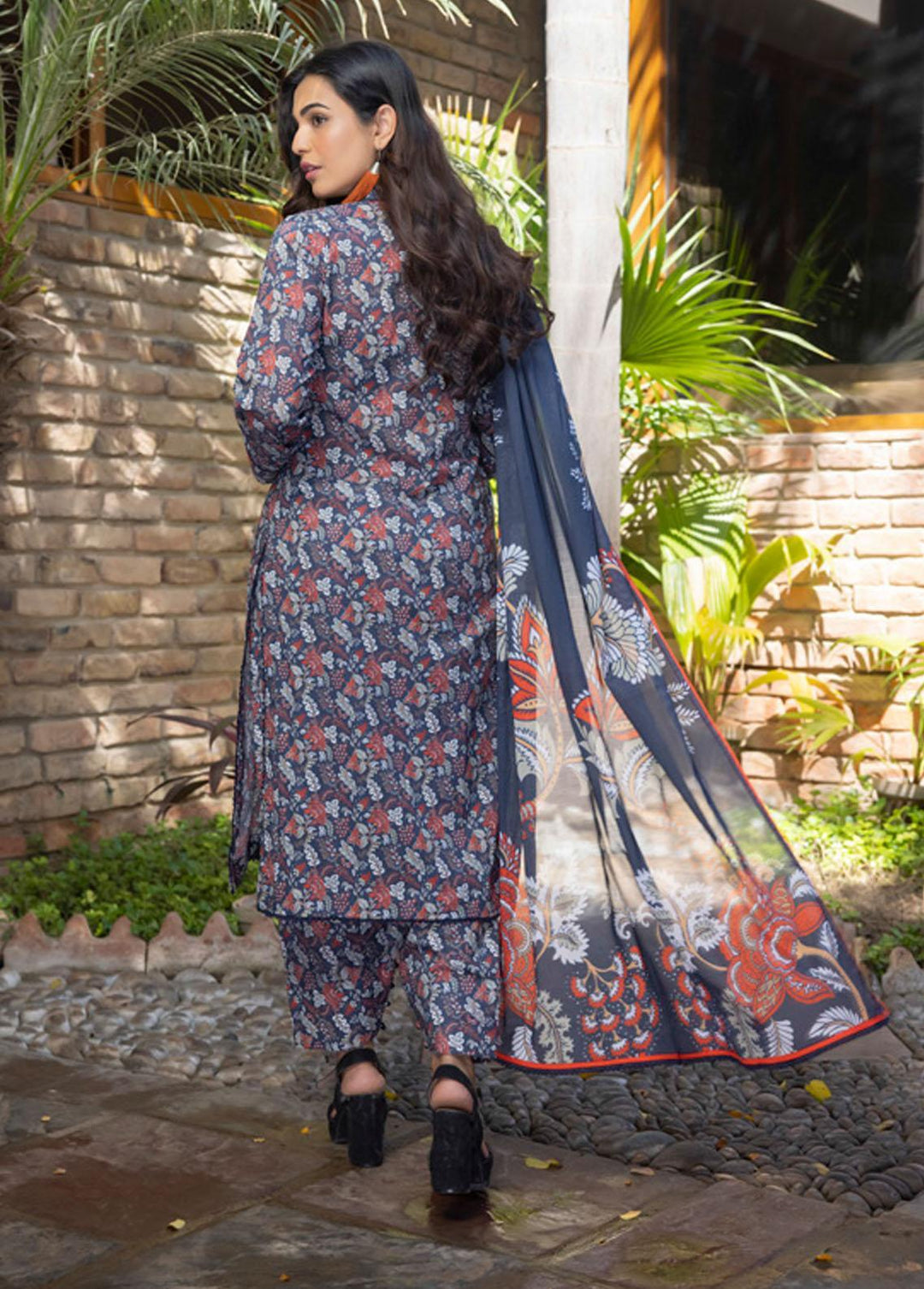 Identic Separates By Regalia Textiles Printed Lawn Suits Unstitched 3 Piece RGT23-IS2 05 - Summer Collection