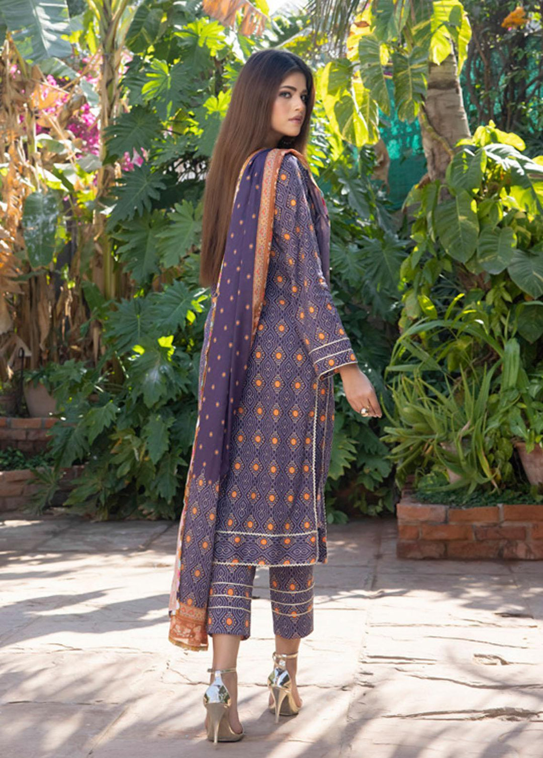 Identic Separates By Regalia Textiles Printed Lawn Suits Unstitched 3 Piece RGT23-IS2 08 - Summer Collection