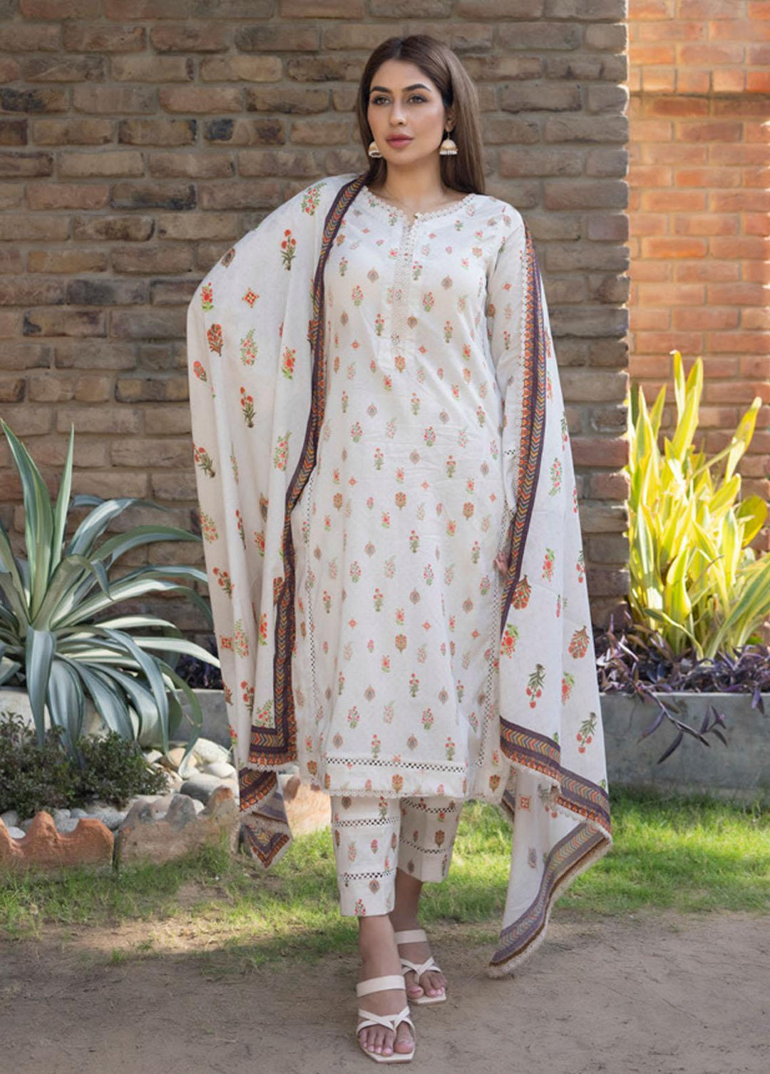 Identic Separates By Regalia Textiles Printed Lawn Suits Unstitched 3 Piece RGT23-IS2 09 - Summer Collection
