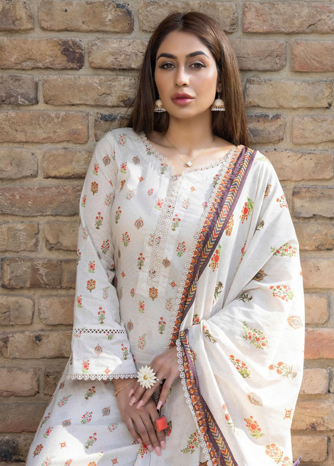 Identic Separates By Regalia Textiles Printed Lawn Suits Unstitched 3 Piece RGT23-IS2 09 - Summer Collection