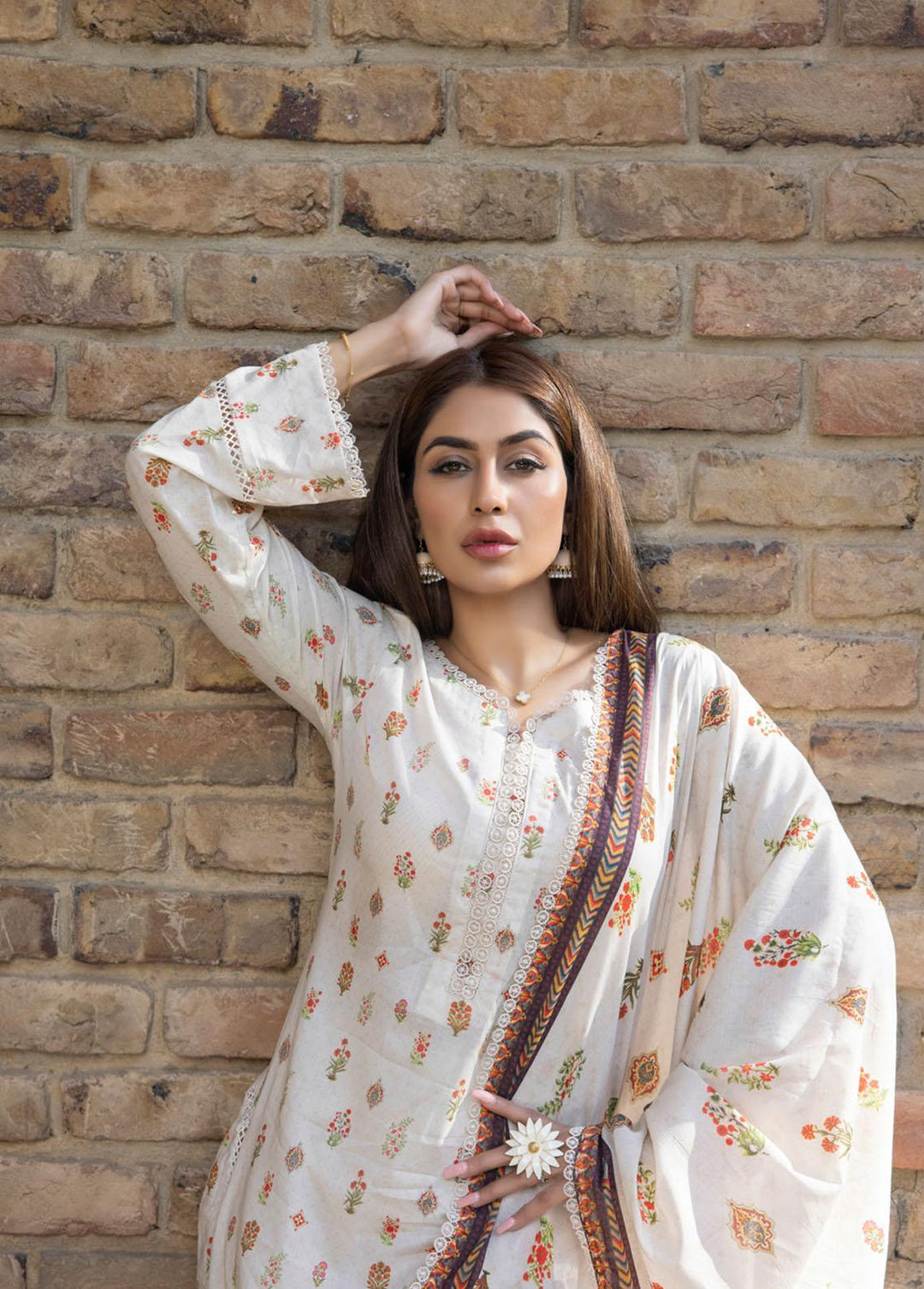 Identic Separates By Regalia Textiles Printed Lawn Suits Unstitched 3 Piece RGT23-IS2 09 - Summer Collection