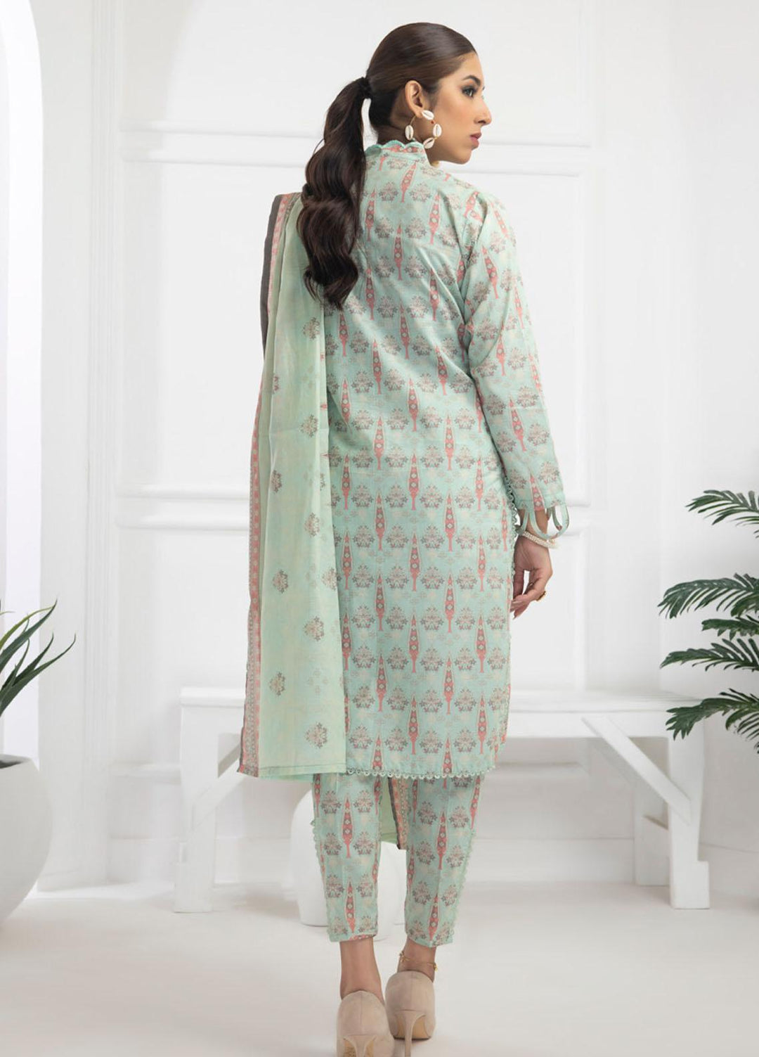 Identic Separates By Regalia Textiles Printed Lawn Suits Unstitched 3 Piece RGT23I-V6 D-03 - Summer Collection