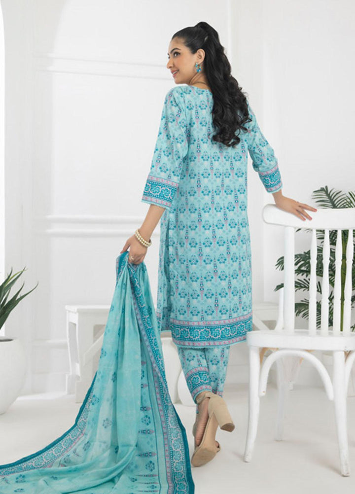 Identic Separates By Regalia Textiles Printed Lawn Suits Unstitched 3 Piece RGT23I-V6 D-04 - Summer Collection
