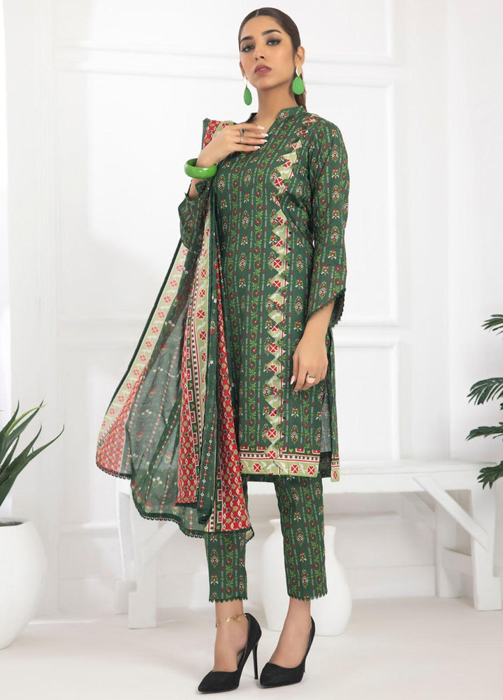 Identic Separates By Regalia Textiles Printed Lawn Suits Unstitched 3 Piece RGT23I-V6 D-05 - Summer Collection