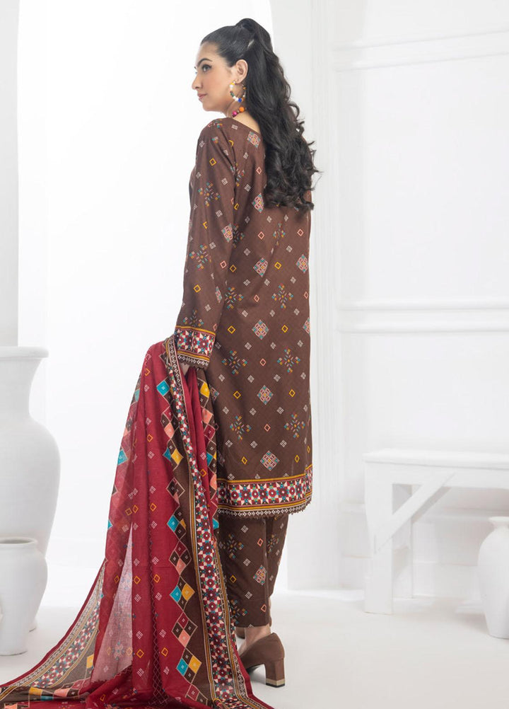Identic Separates By Regalia Textiles Printed Lawn Suits Unstitched 3 Piece RGT23I-V6 D-06 - Summer Collection