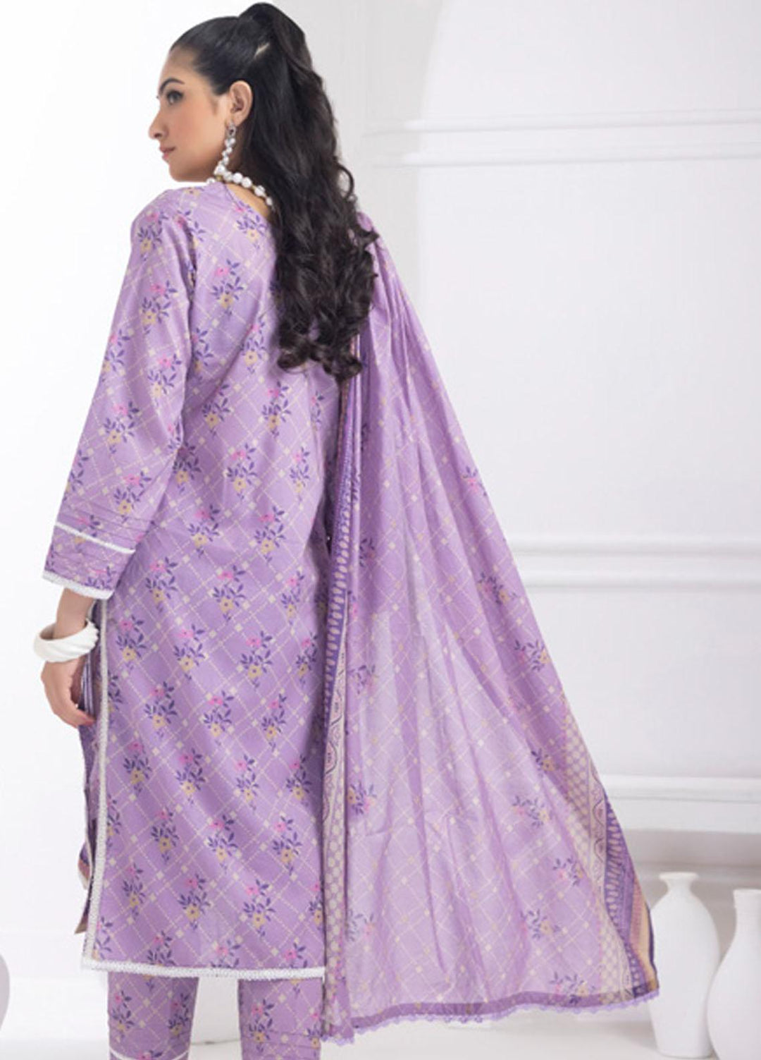 Identic Separates By Regalia Textiles Printed Lawn Suits Unstitched 3 Piece RGT23I-V6 D-07 - Summer Collection