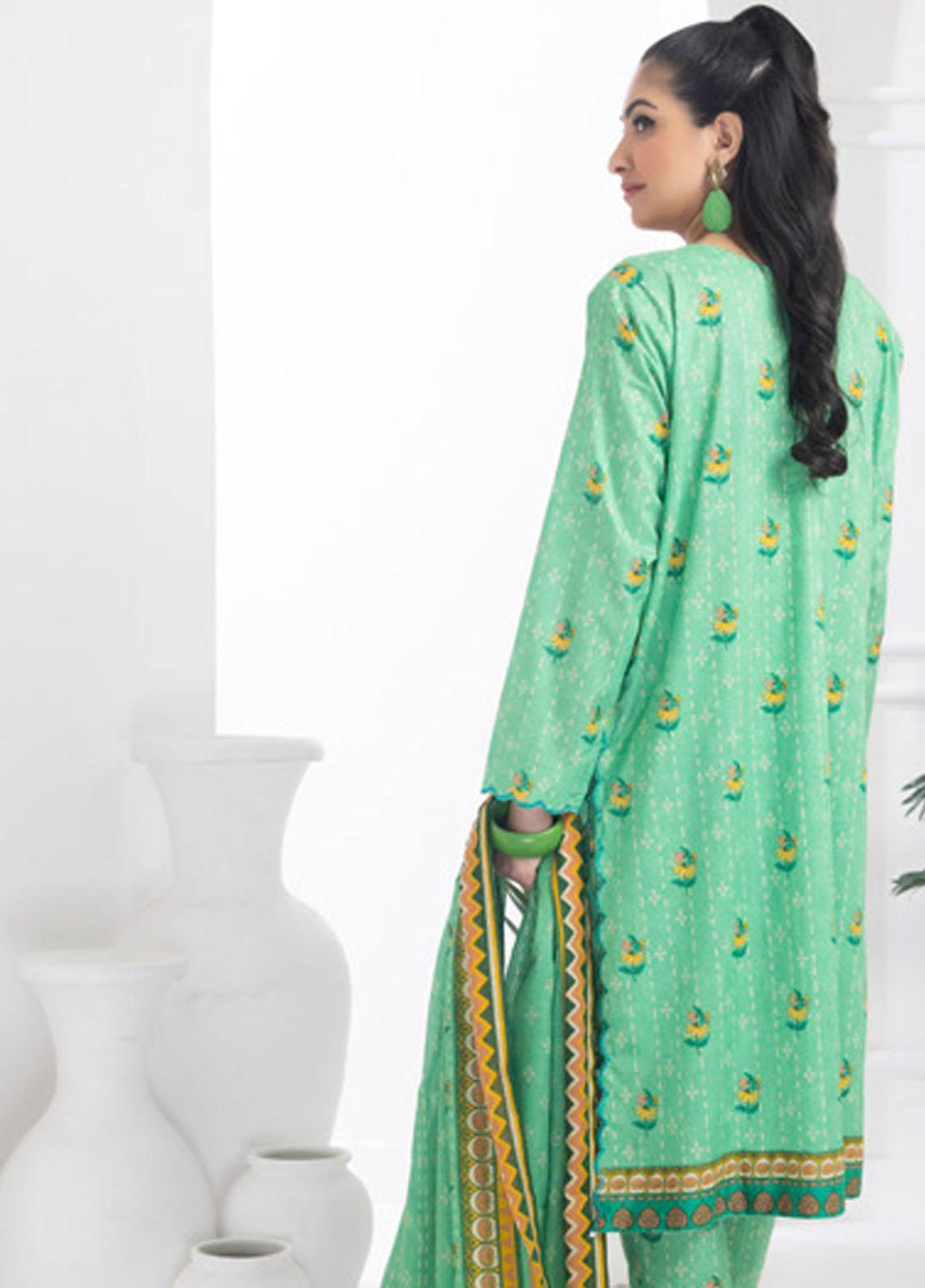 Identic Separates By Regalia Textiles Printed Lawn Suits Unstitched 3 Piece RGT23I-V6 D-08 - Summer Collection