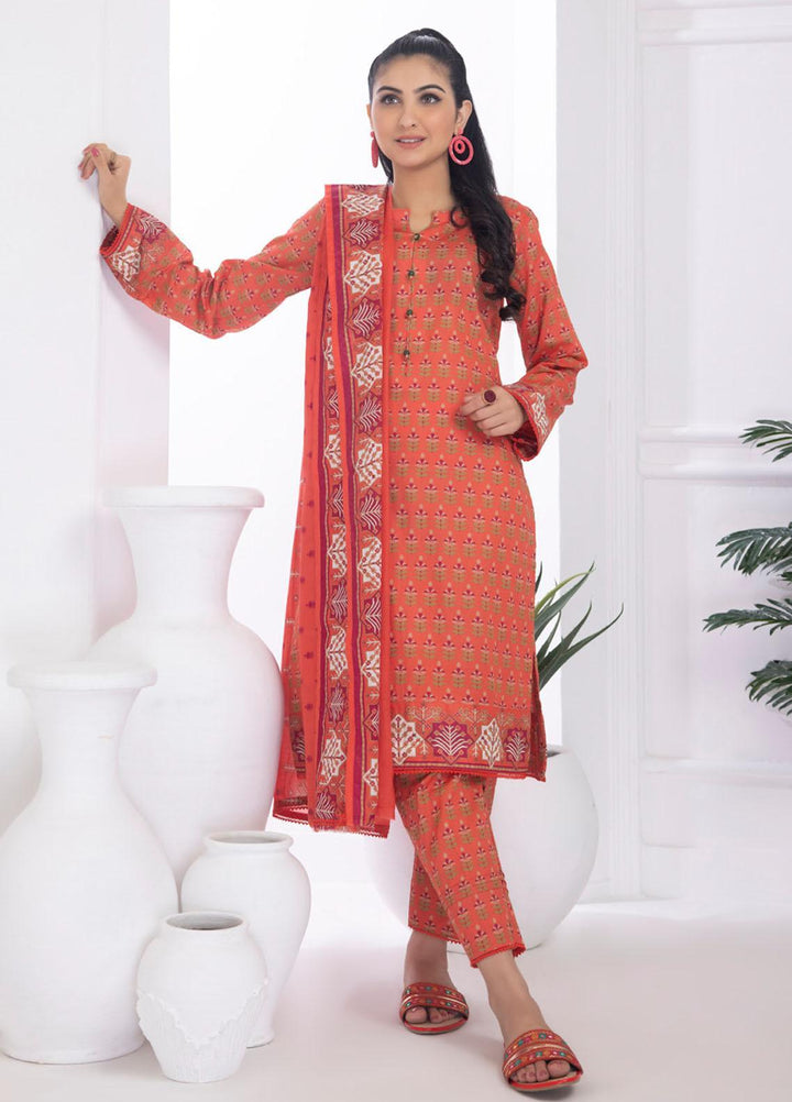 Identic Separates By Regalia Textiles Printed Lawn Suits Unstitched 3 Piece RGT23I-V6 D-09 - Summer Collection