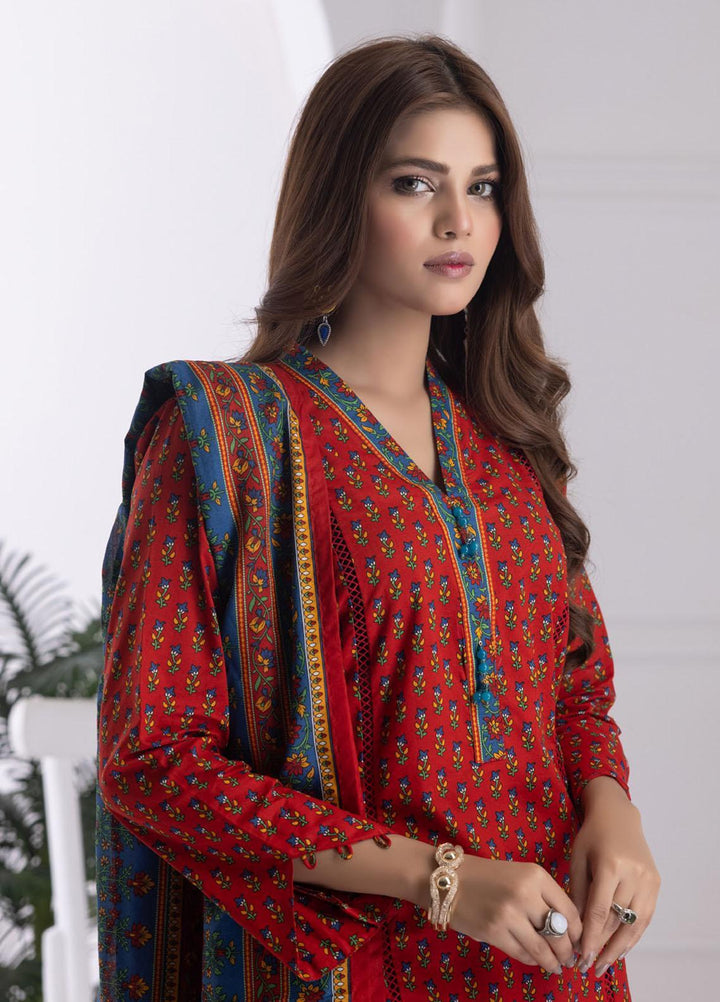 Identic Separates By Regalia Textiles Printed Lawn Suits Unstitched 3 Piece RGT23I-V6 D-10 - Summer Collection