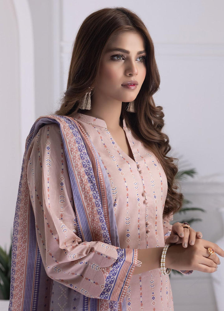 Identic Separates By Regalia Textiles Printed Lawn Suits Unstitched 3 Piece RGT23I-V6 D-11 - Summer Collection