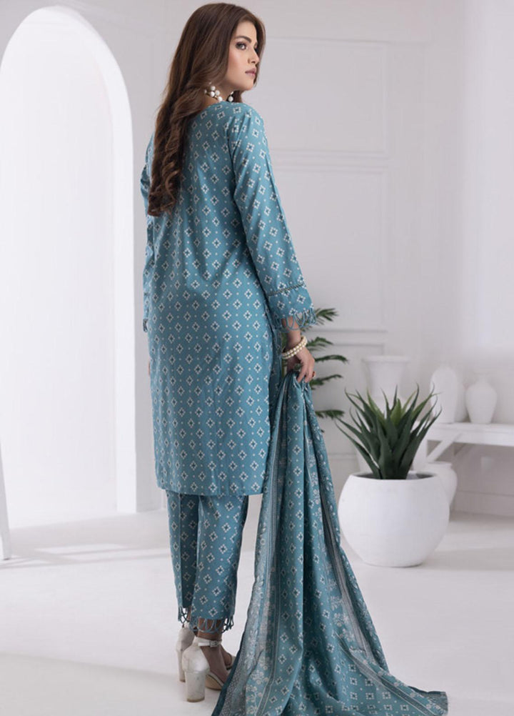 Identic Separates By Regalia Textiles Printed Lawn Suits Unstitched 3 Piece RGT23I-V6 D-13 - Summer Collection