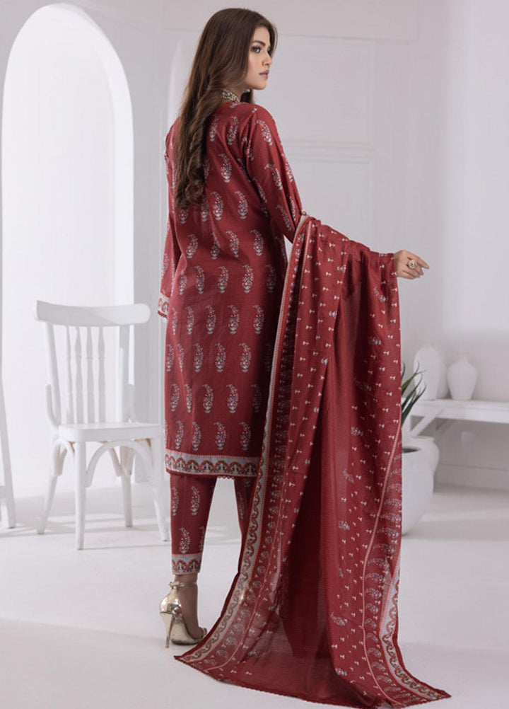 Identic Separates By Regalia Textiles Printed Lawn Suits Unstitched 3 Piece RGT23I-V6 D-14 - Summer Collection