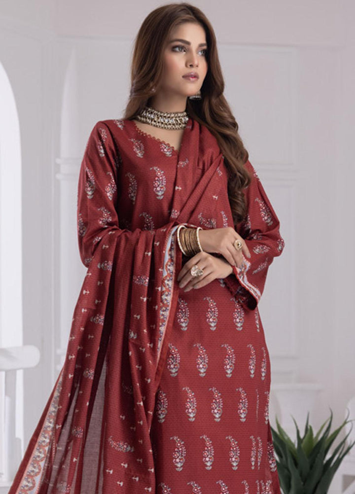 Identic Separates By Regalia Textiles Printed Lawn Suits Unstitched 3 Piece RGT23I-V6 D-14 - Summer Collection
