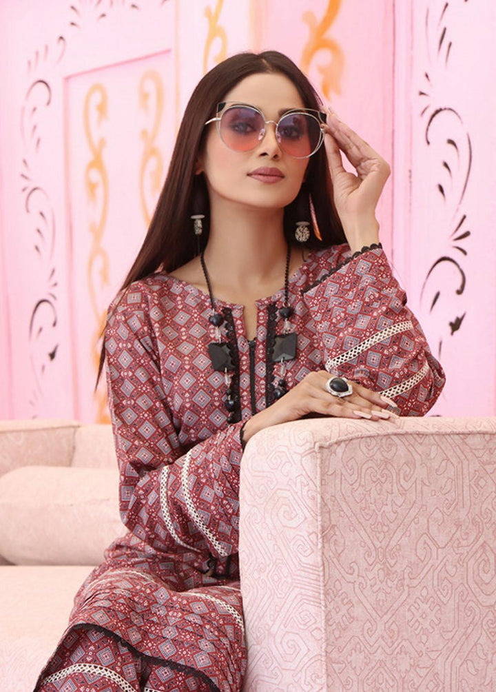 Identic Separates By Regalia Textiles Printed Linen Suits Unstitched 2 Piece RGT22IS D-02 - Winter Collection
