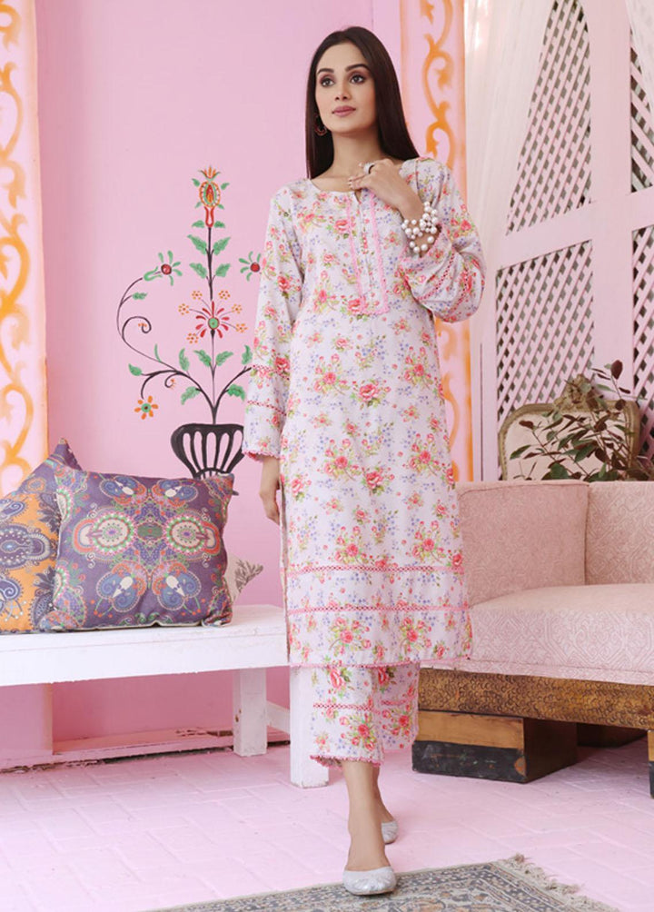 Identic Separates By Regalia Textiles Printed Linen Suits Unstitched 2 Piece RGT22IS D-08 - Winter Collection