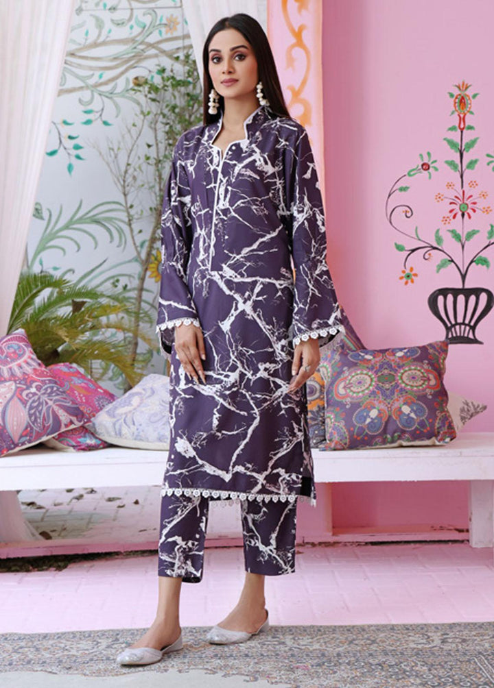 Identic Separates By Regalia Textiles Printed Linen Suits Unstitched 2 Piece RGT22IS D-09 - Winter Collection