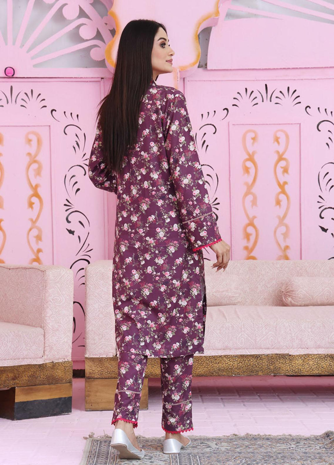 Identic Separates By Regalia Textiles Printed Linen Suits Unstitched 2 Piece RGT22IS D-11 - Winter Collection