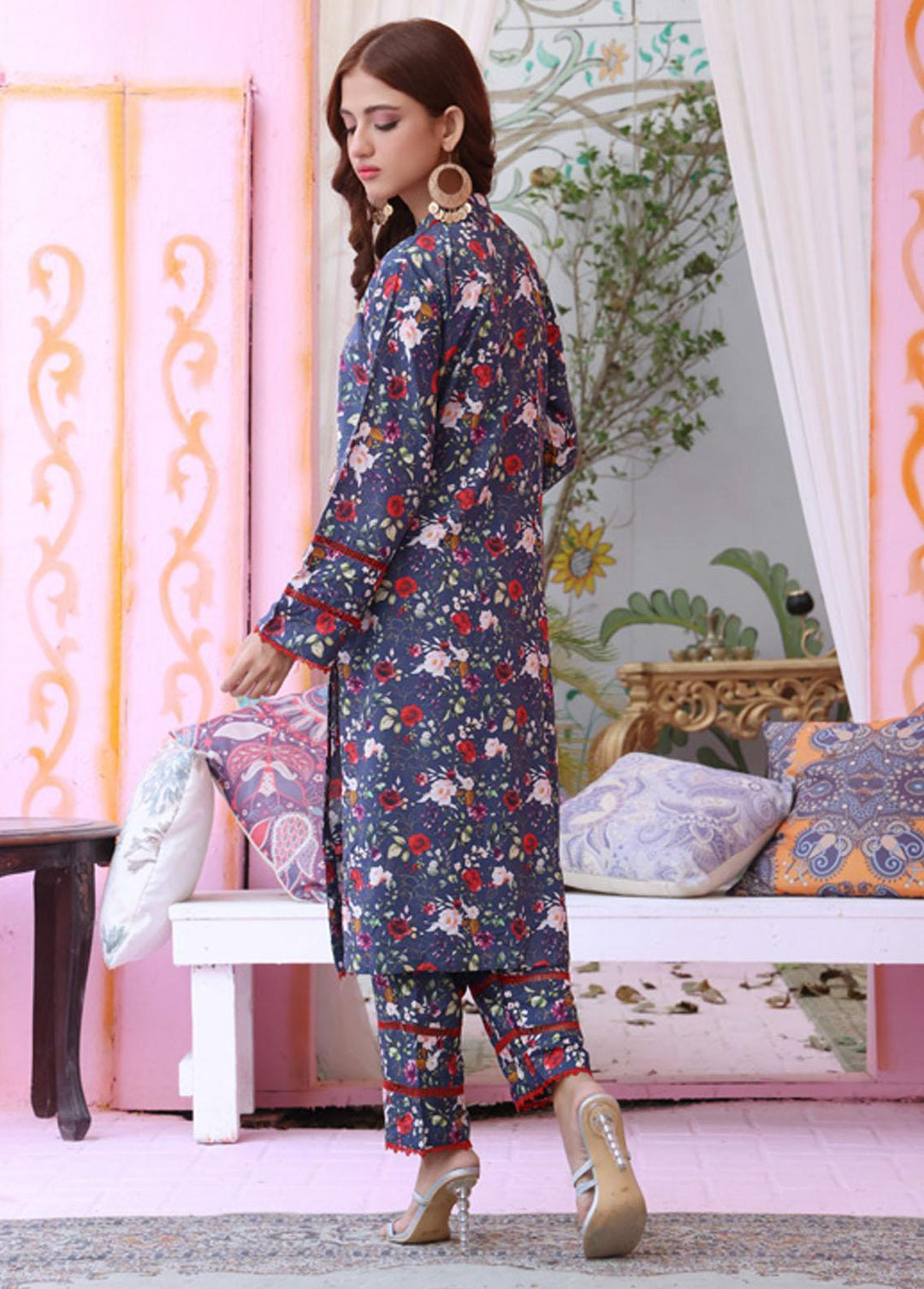 Identic Separates By Regalia Textiles Printed Linen Suits Unstitched 2 Piece RGT22IS D-12 - Winter Collection