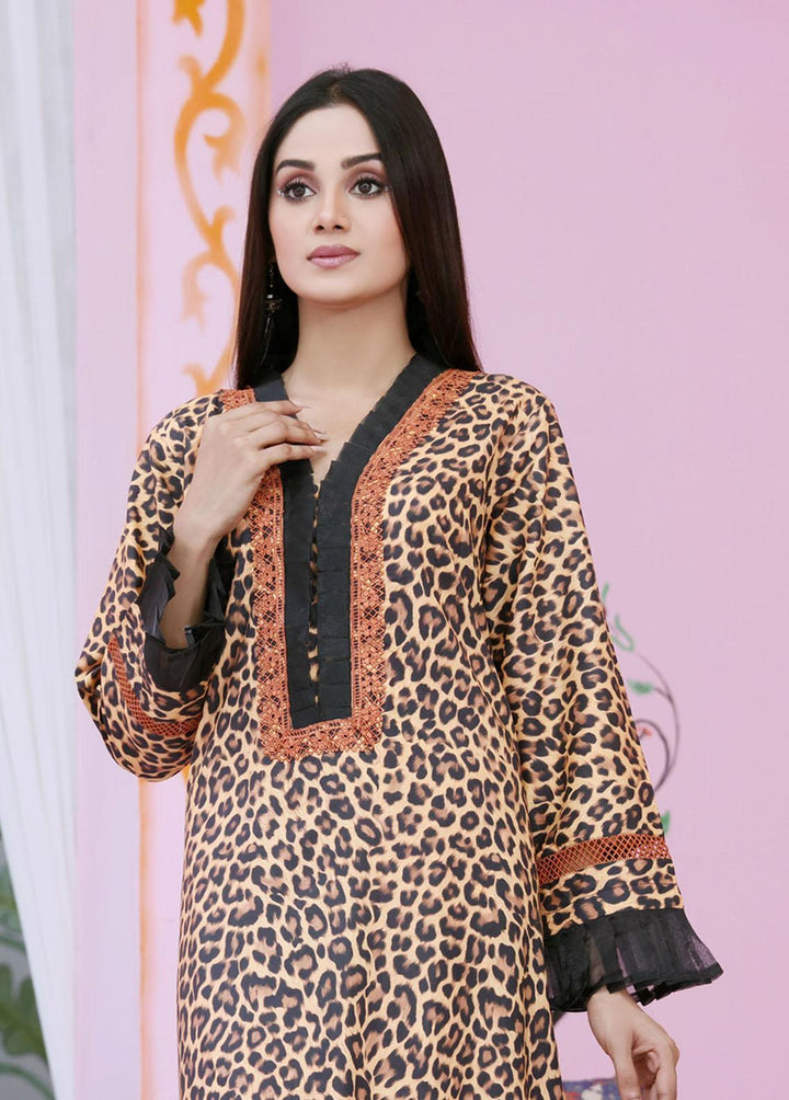 Identic Separates By Regalia Textiles Printed Linen Suits Unstitched 2 Piece RGT22IS D-14 - Winter Collection