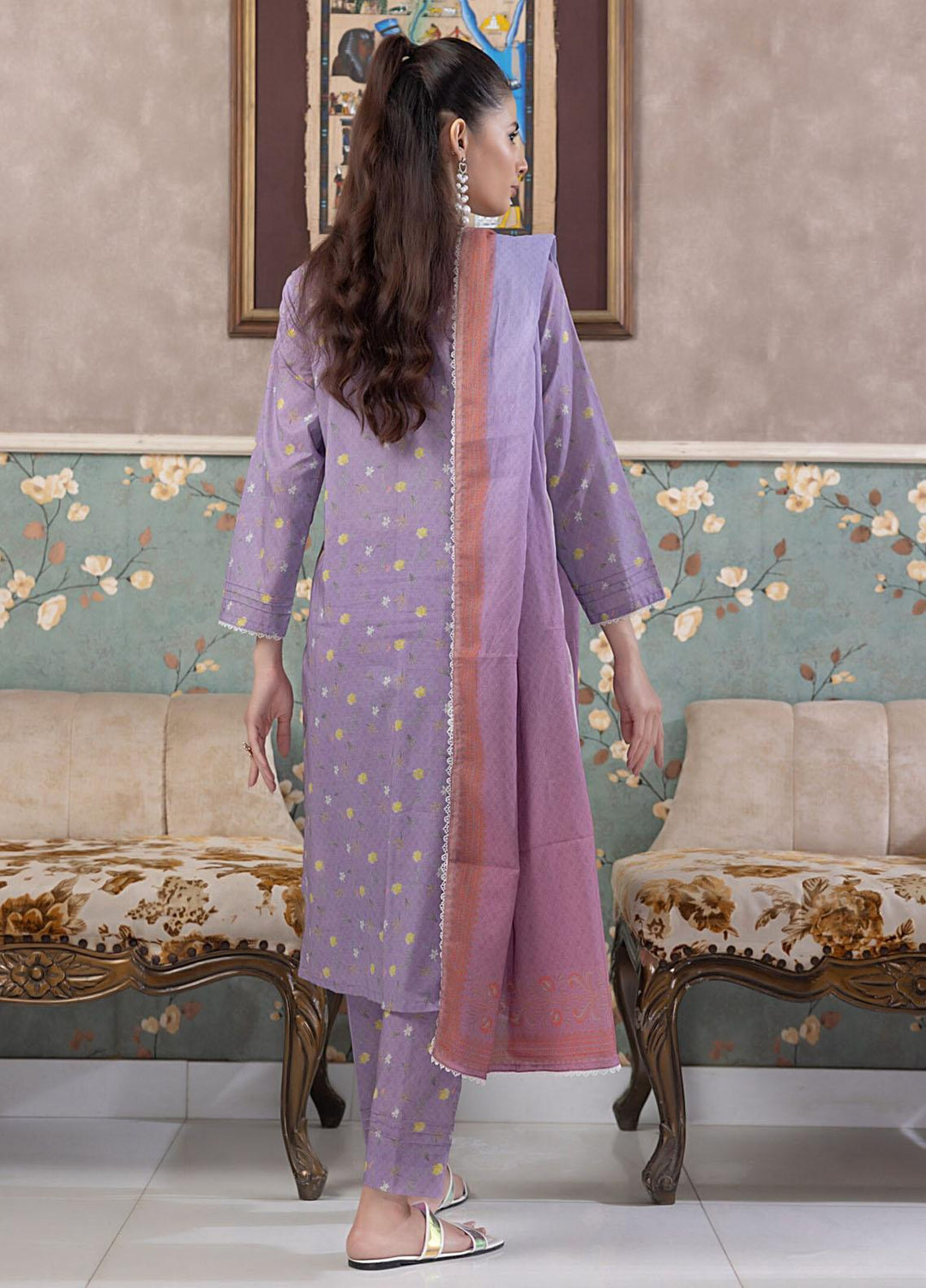 Identic Separates By Regalia Textiles Printed Cotton Suits Unstitched 3 Piece RGT23ISC ISPC-9 - Mid Summer Collection