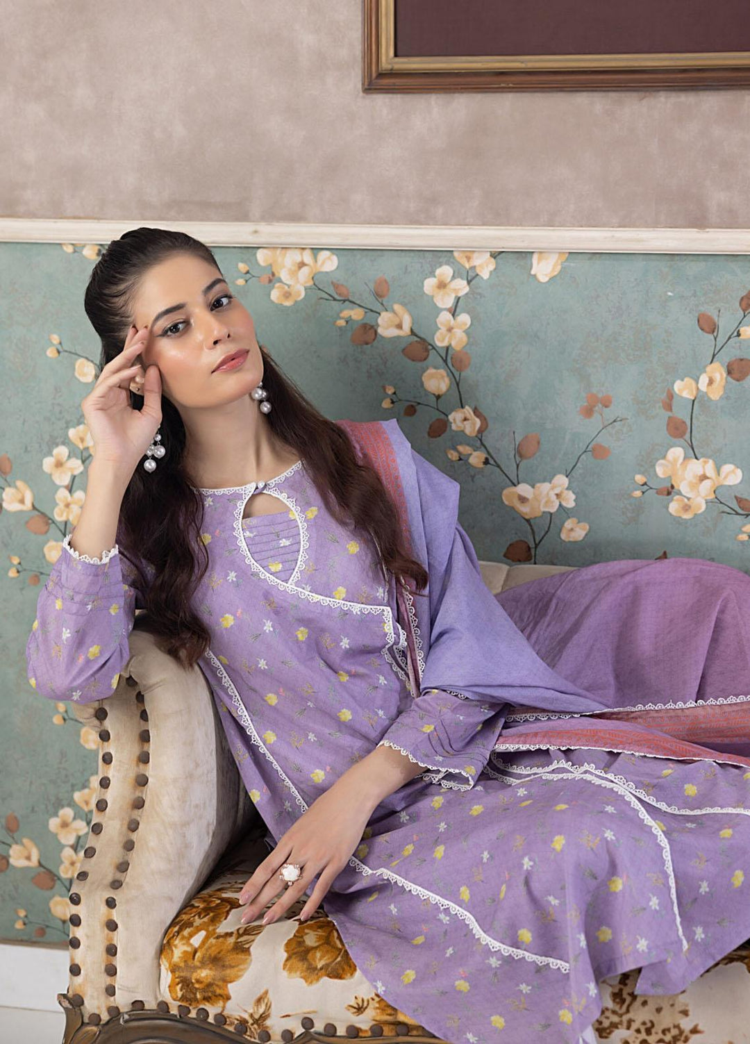 Identic Separates By Regalia Textiles Printed Cotton Suits Unstitched 3 Piece RGT23ISC ISPC-9 - Mid Summer Collection