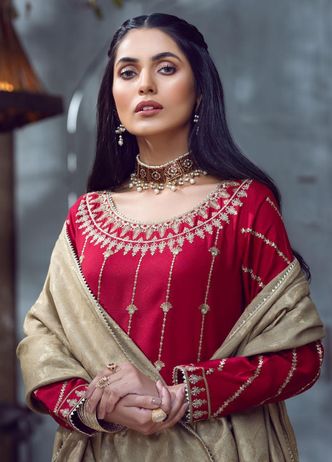 ILAHA Pret  Linen 3 Piece Suit IL003 Moira