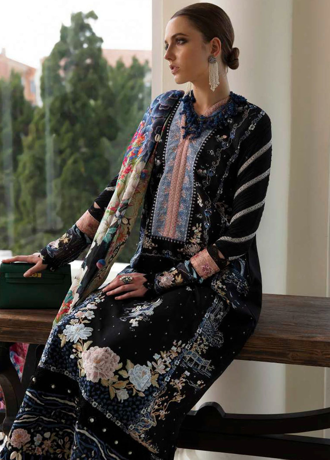 Ilana by Republic Embroidered Lawn Suits Unstitched 3 Piece RW24I D-2A - Eid Collection