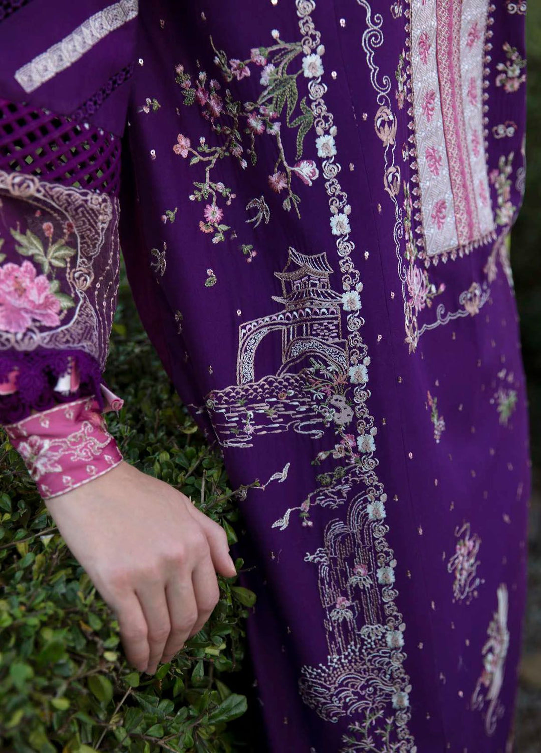 Ilana by Republic Embroidered Lawn Suits Unstitched 3 Piece RW24I D-2B - Eid Collection
