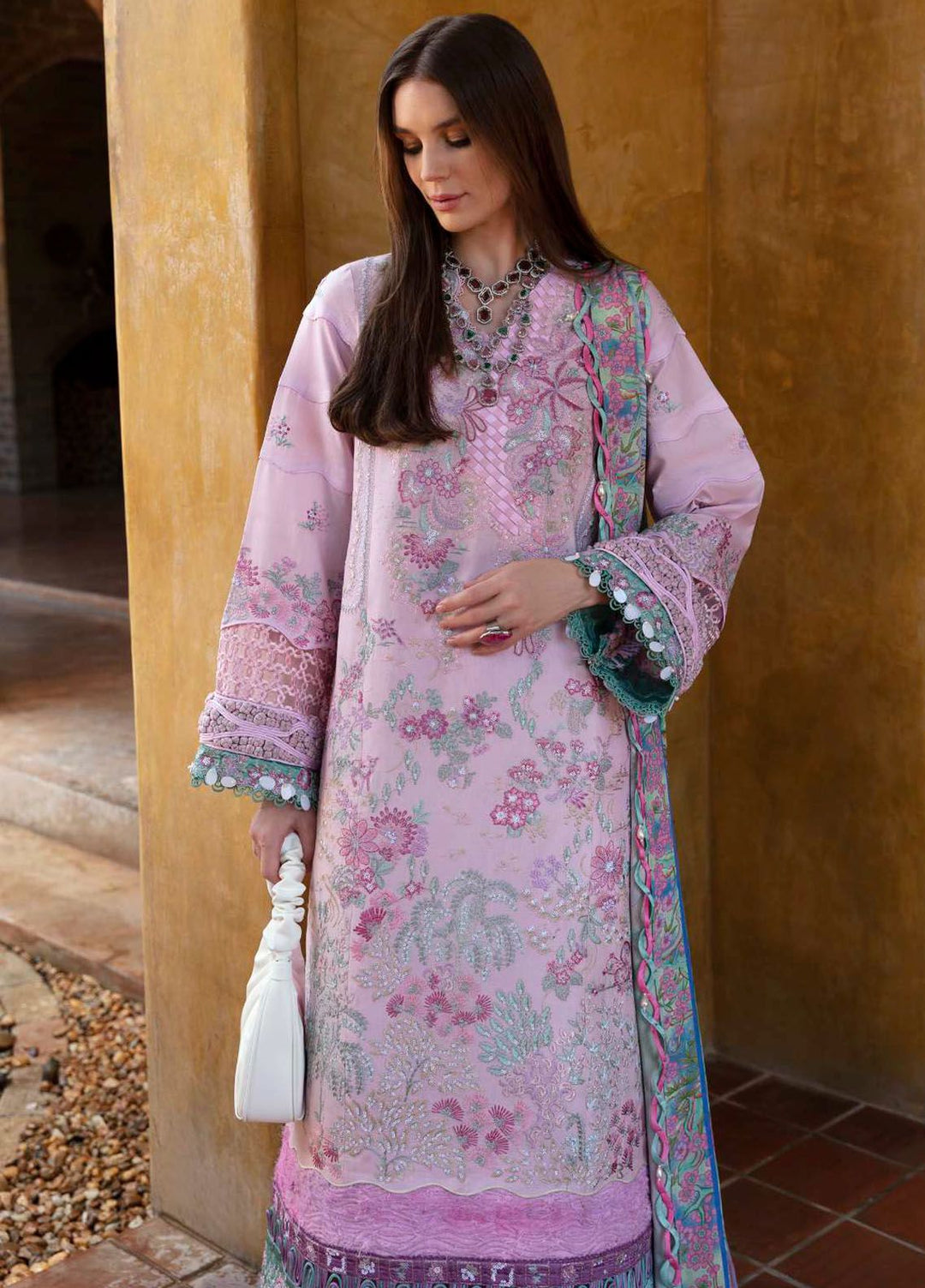 Ilana by Republic Embroidered Lawn Suits Unstitched 3 Piece RW24I D-3A - Eid Collection