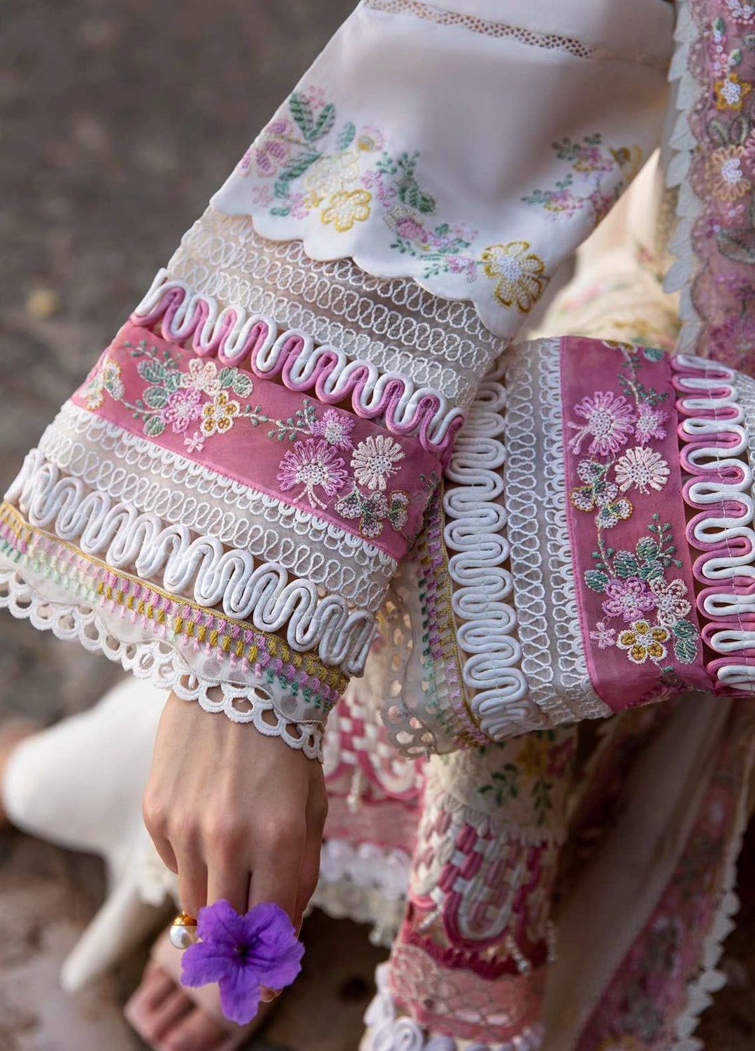 Ilana by Republic Embroidered Lawn Suits Unstitched 3 Piece RW24I D-4A - Eid Collection