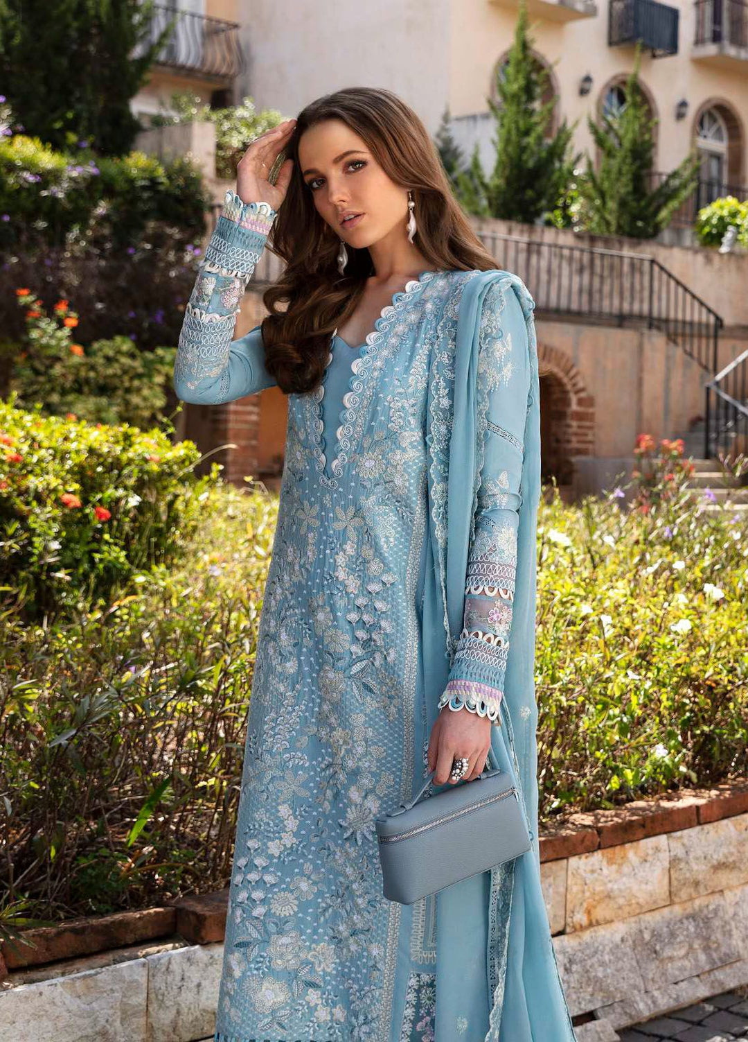 Ilana by Republic Embroidered Lawn Suits Unstitched 3 Piece RW24I D-4B - Eid Collection